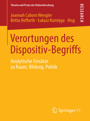 cover image of Verortungen des Dispositiv-Begriffs